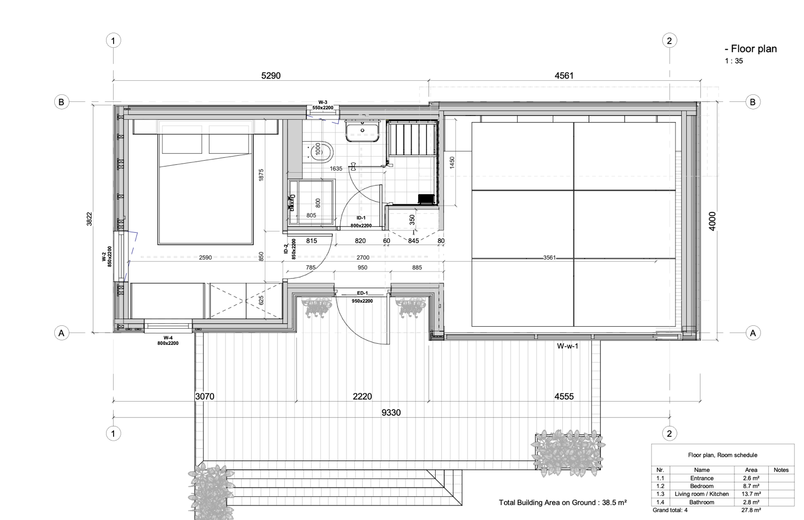 Plattegrond 3 van de EDGE