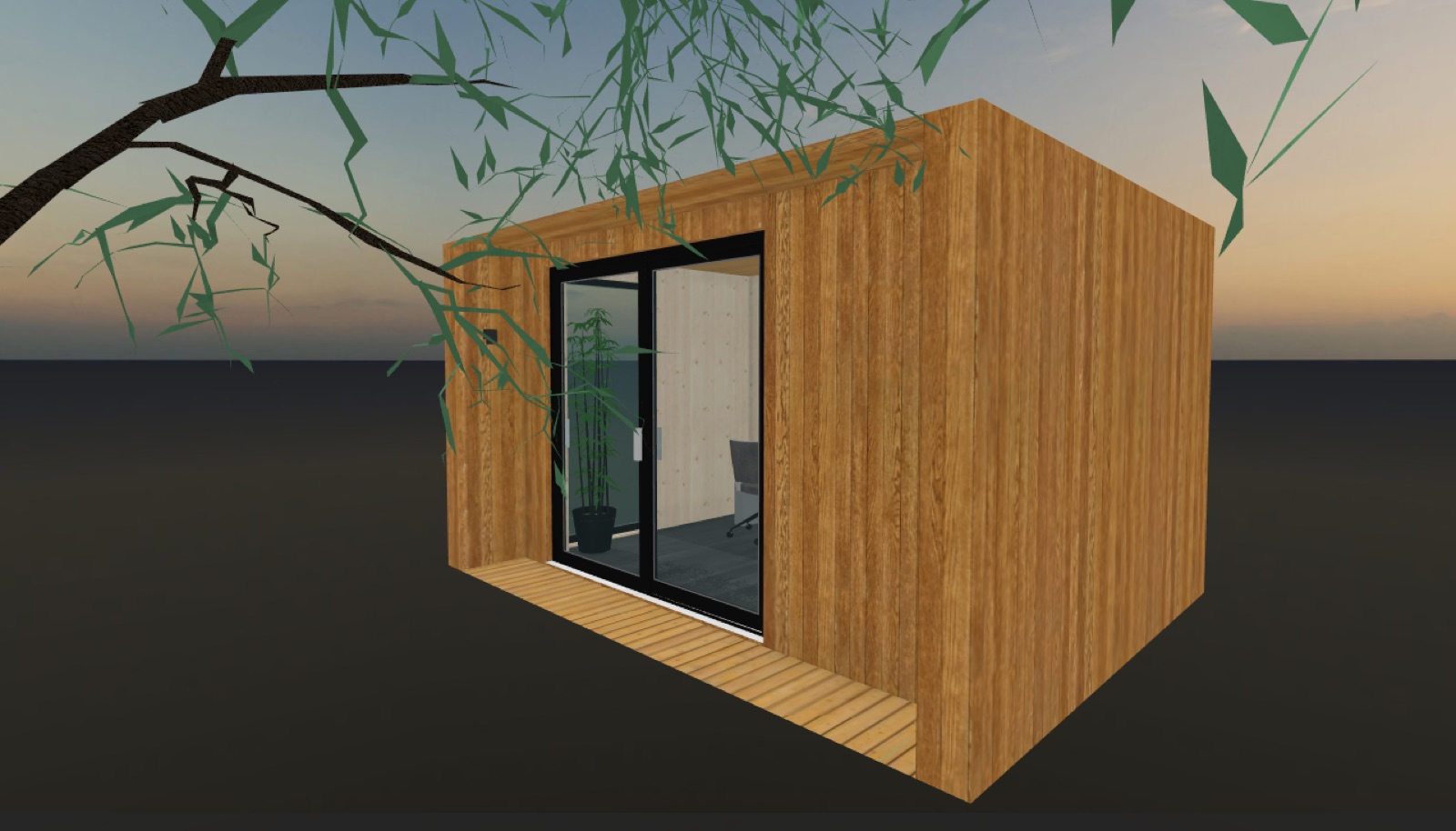 Tinyrebel Cubic office; jouw kantoor aan huis