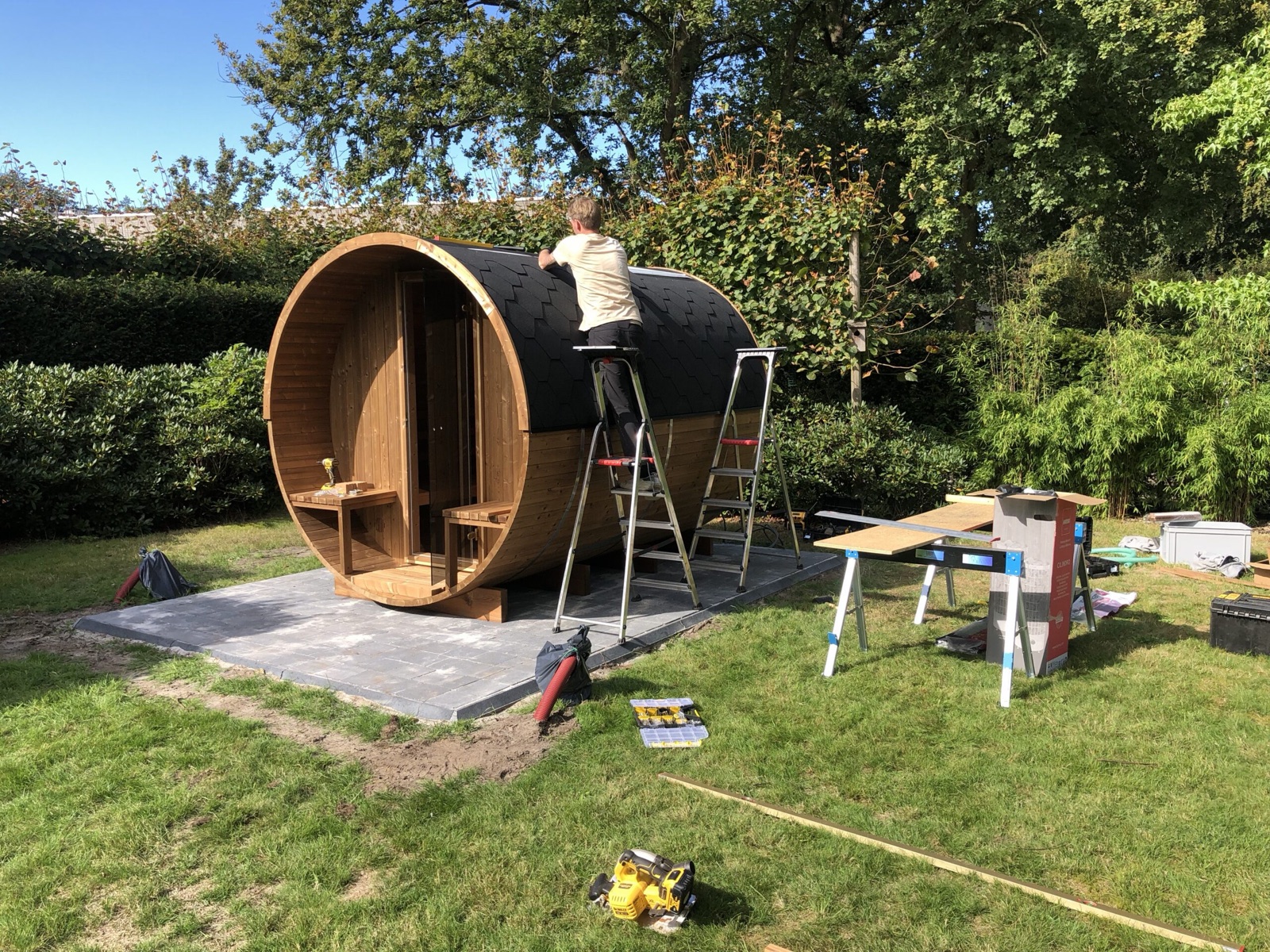 Voorbereiden op een duurzame barrel in je tuin